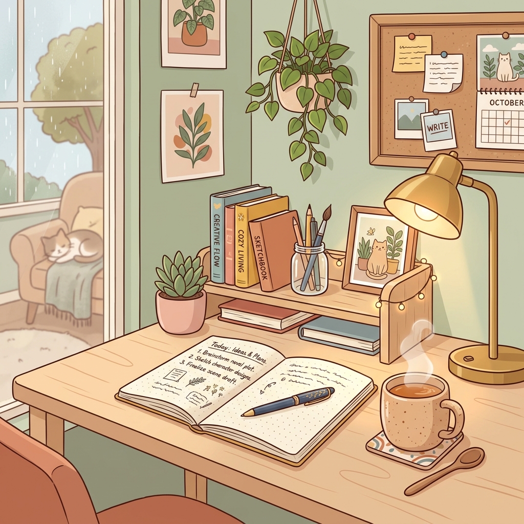 A Guide to Cozy Productivity hero image